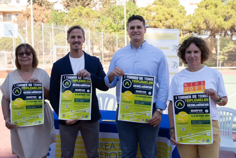 Benalmádena albergará un torneo de tenis solidario a beneficio de ABAD el primer fin de semana de octubre