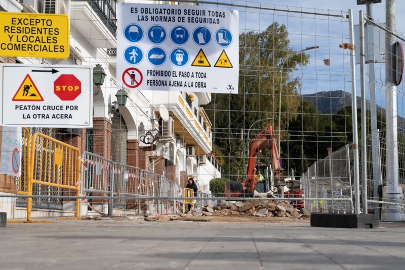 Las obras necesarias en Juan Luis Peralta continúan a buen ritmo 