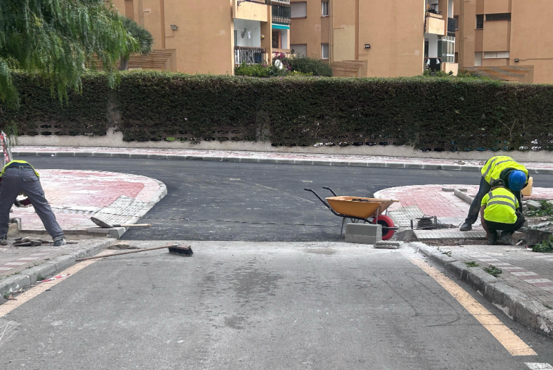 Culminan los trabajos solería y aglomerado en varias calles inmersas en la transformación de la Avenida Gamonal