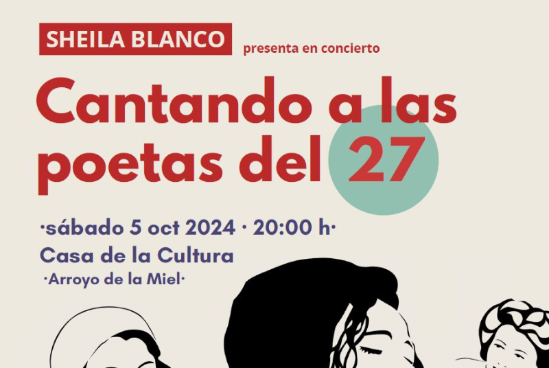 SHEILA BLANCO “CANTANDO A LAS POETAS DEL 27”