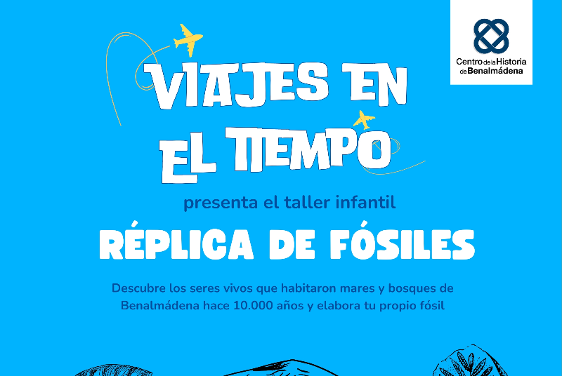 VIAJES EN EL TIEMPO. TALLER DE RÉPLICA DE FÓSILES.